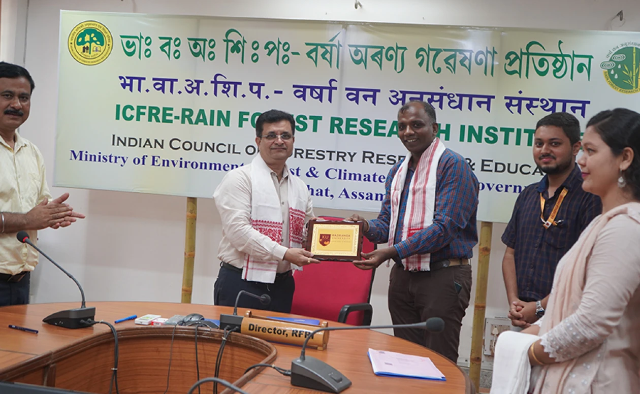 School of Pharmacy, The Assam Kaziranga University and Rainforest Research Institute, Jorhat, Formalize Strategic Partnership through MOU Signing