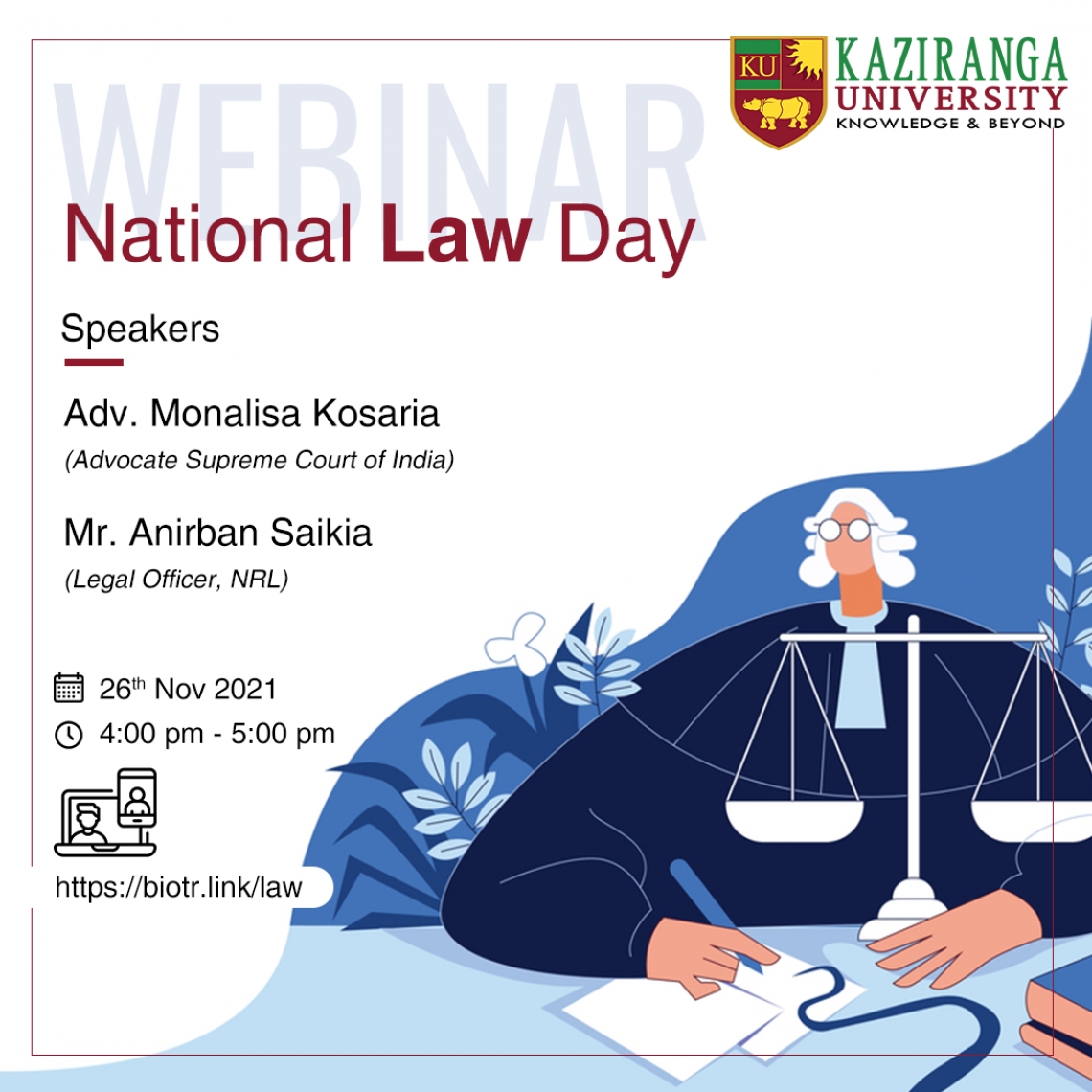 Webinar on "Constitution &amp; Professional Ethics" &amp; "Indian Laws governing in our day to day life"