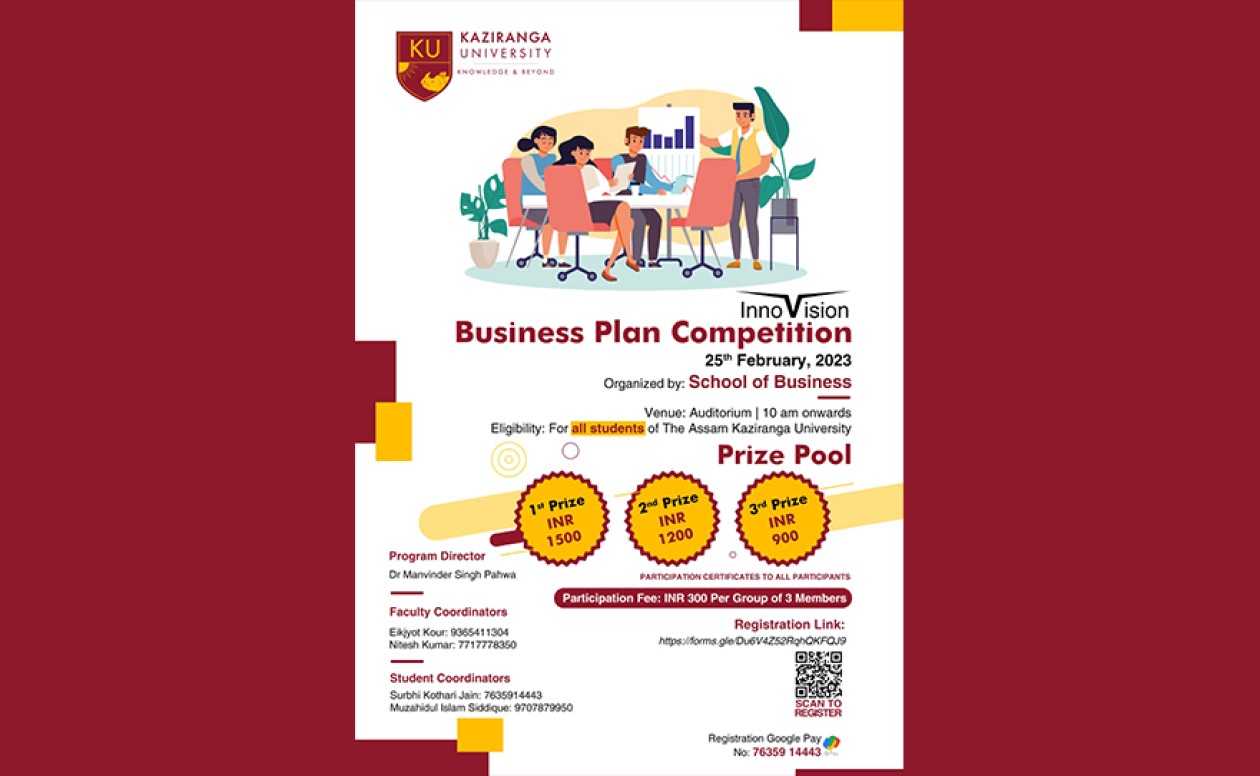 School of Business organised Business Plan Competition