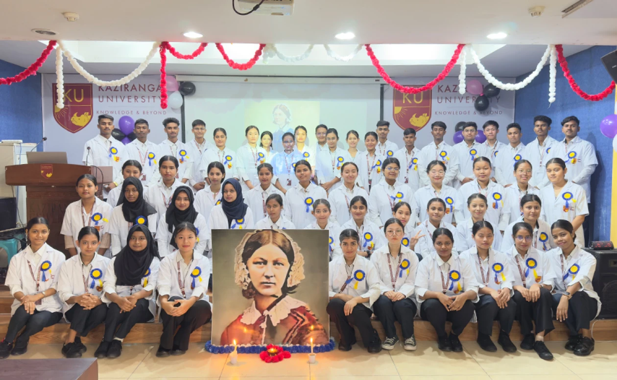 Oath Taking and Lamp Lighting Ceremony of B.Sc. Nursing 2nd Batch- School of nursing, The Assam Kaziranga University, Jorhat