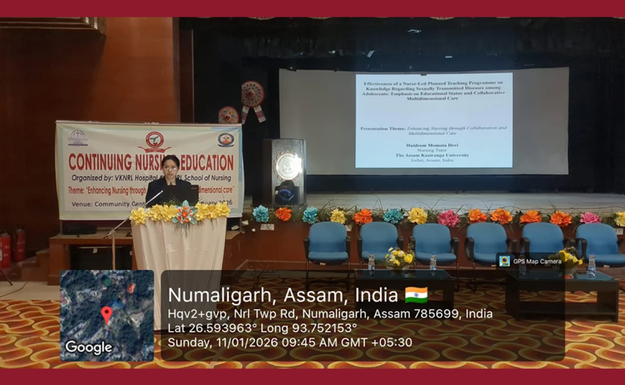 Scientific paper presentation on STD knowledge improvement in adolescent in CNE program