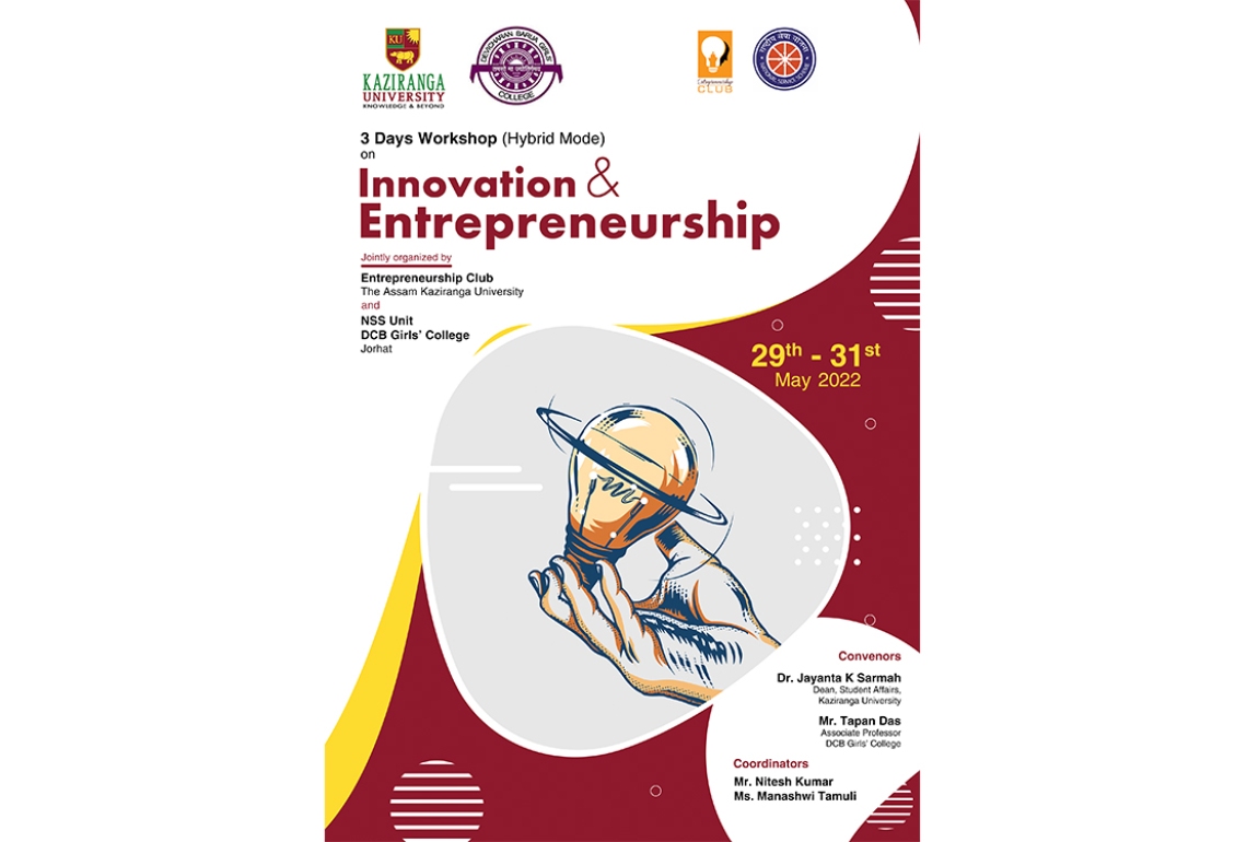 Workshop on Innovation &amp; Entrepreneurship jointly organized by Entrepreneurship club and NSS unit DCB Girls College