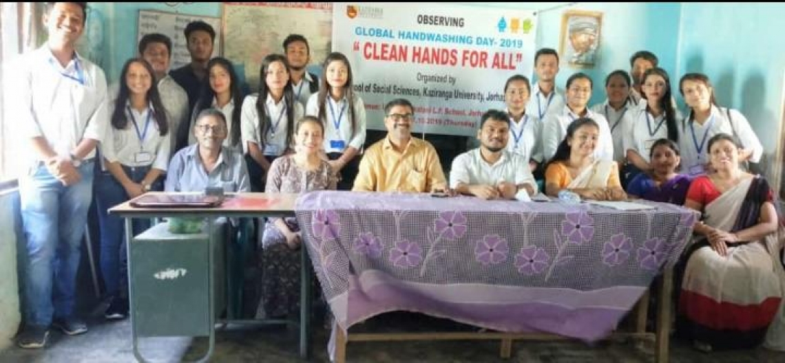 School of Social Sciences, KU observed the Global Handwashing day 2019