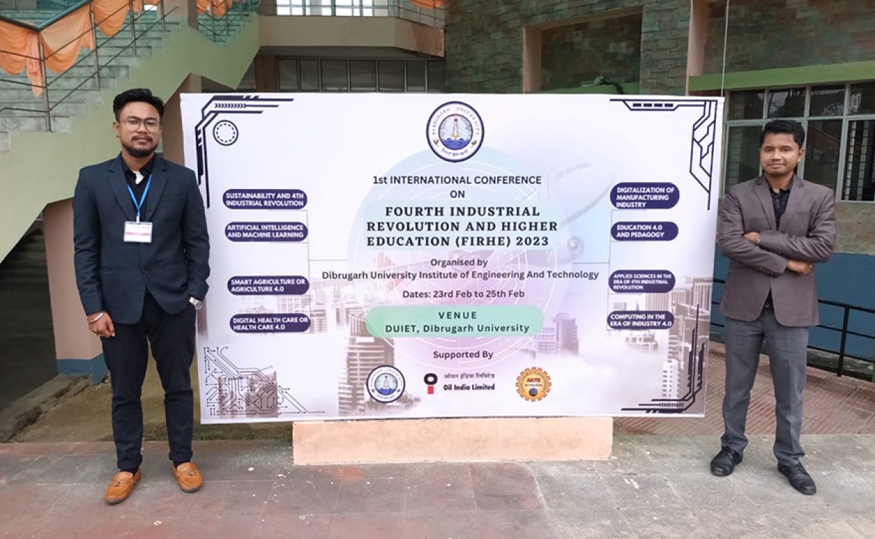Dony Priyam Changmai, ECE dept has successfully presented a paper