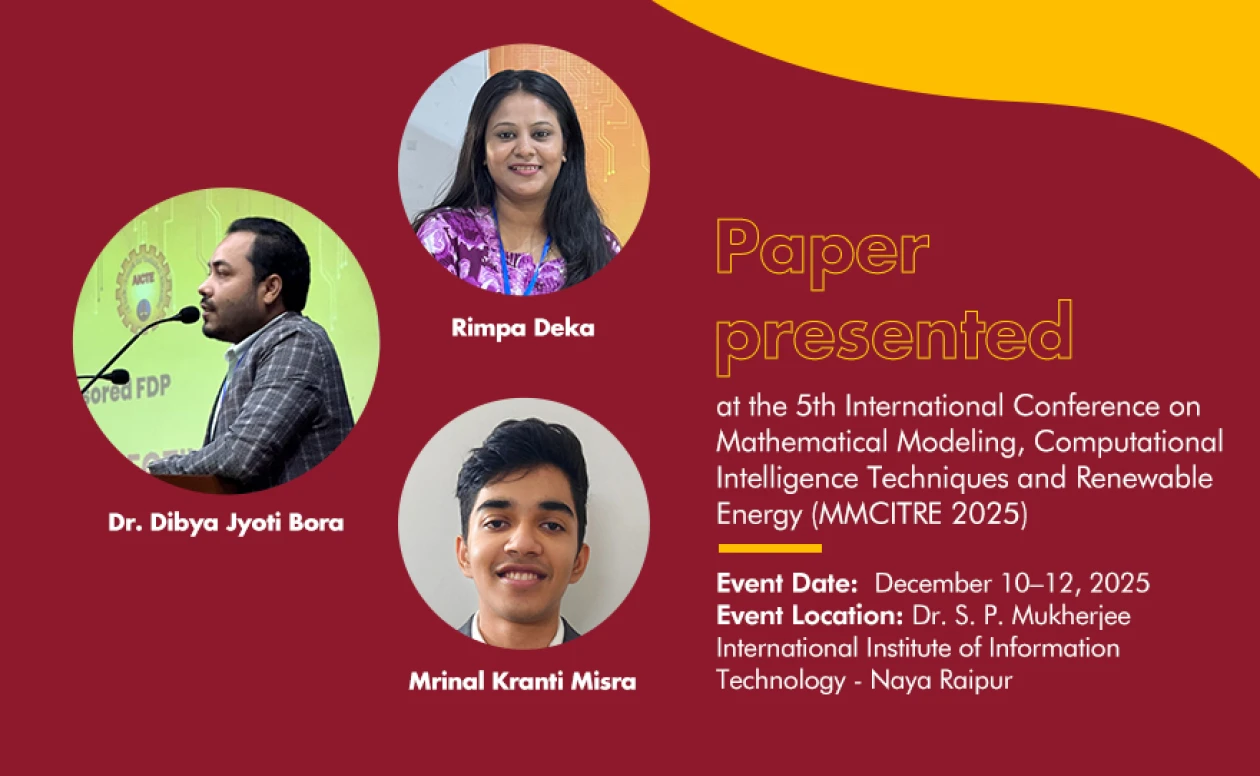 Paper presented at the 5th International Conference on Mathematical Modeling, Computational Intelligence Techniques and Renewable Energy (MMCITRE 2025)