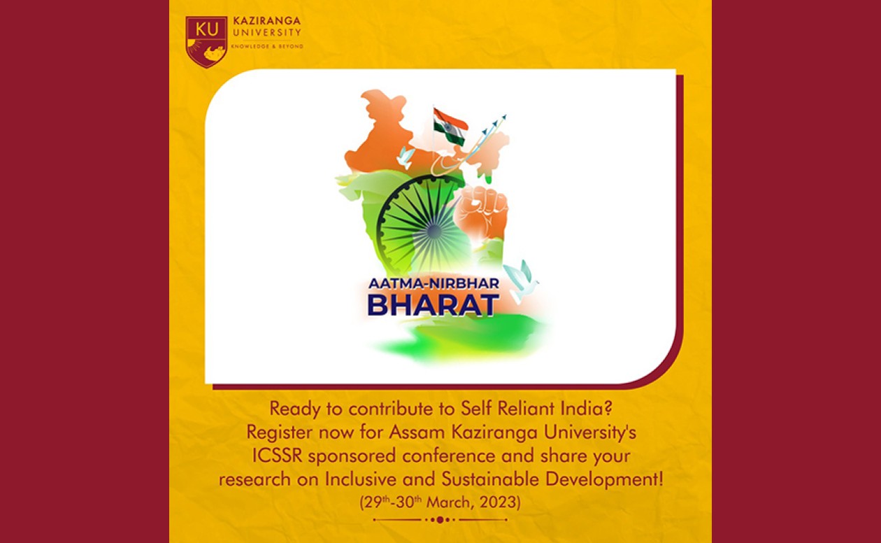 National Conference on  Inclusive and Sustainable Development for Self-Reliant India