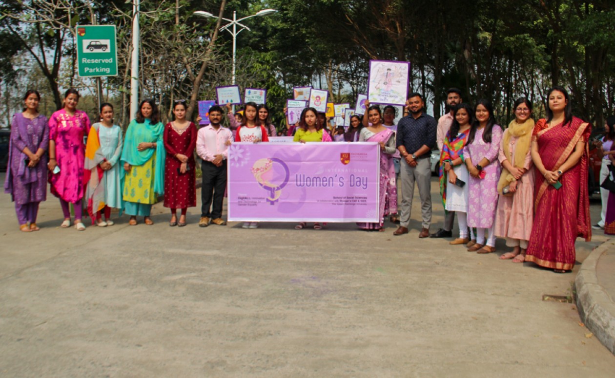 International Women's Day Celebration at KU  by the School of Social Sciences in collaboration with Women's Cell and NSS