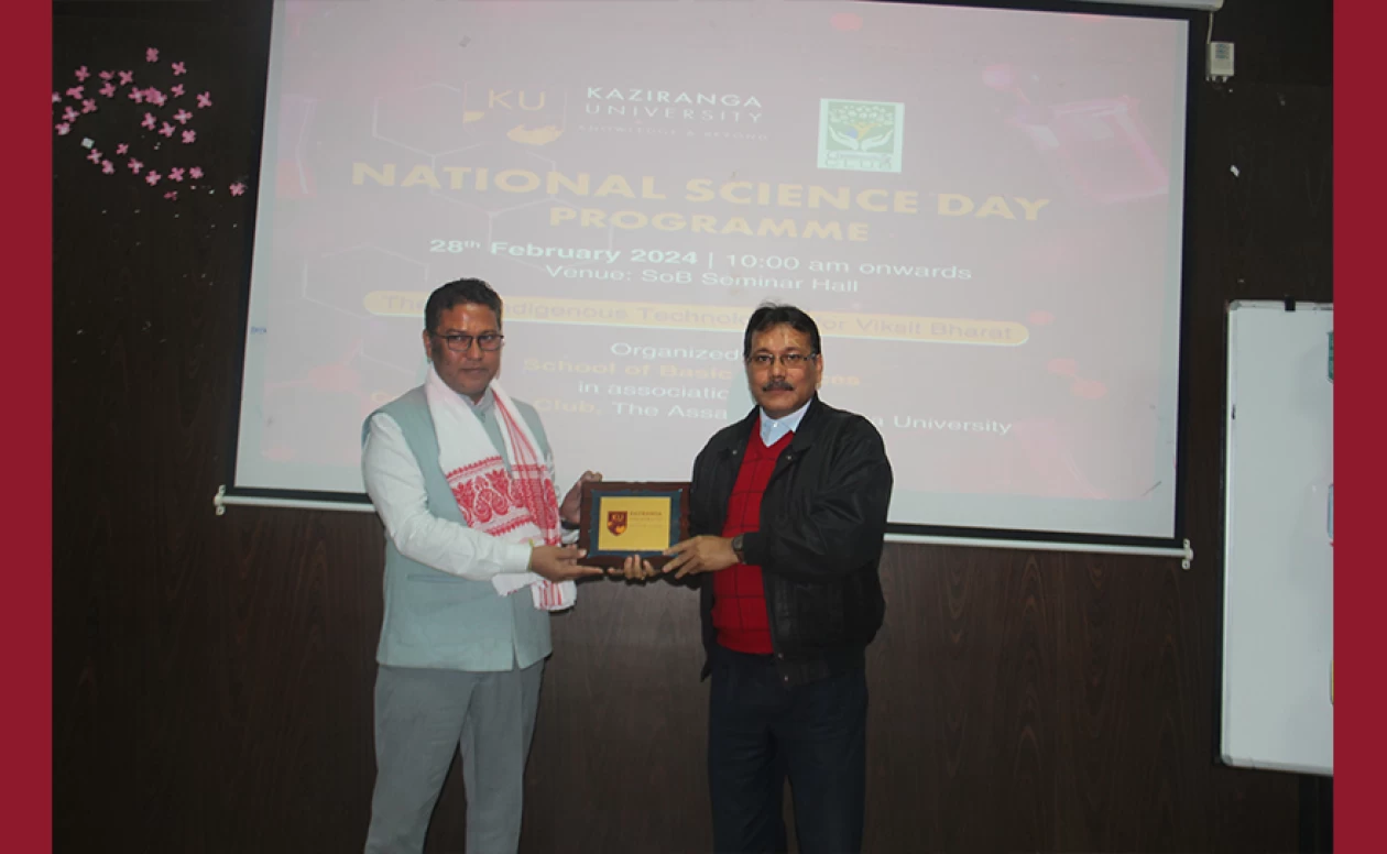 National Science Day organized by School of Basic Sciences in collaboration with community club