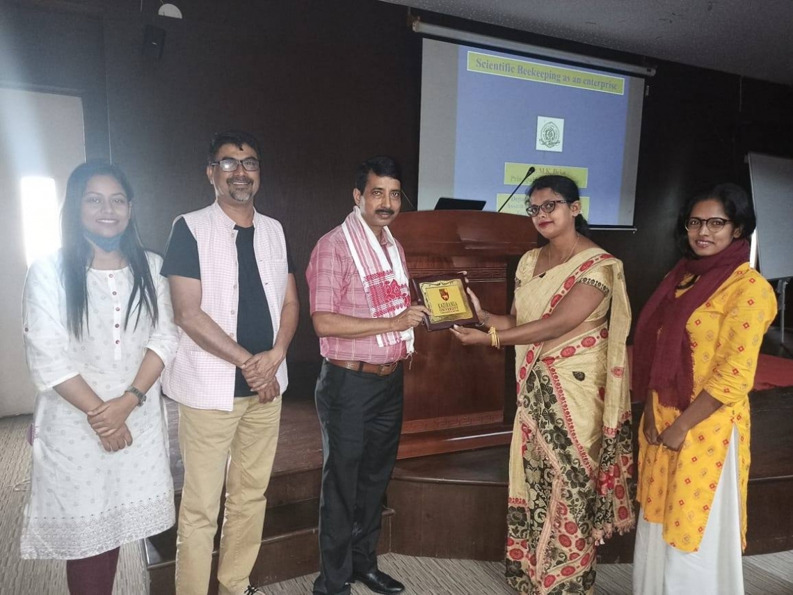 The 10-day long FDP on Entrepreneurship organised by the School of Social Sciences, Kaziranga University in collaboration with Entrepreneurship Development Institute of India and Ministry of Science and Technology, Government of India is in progress