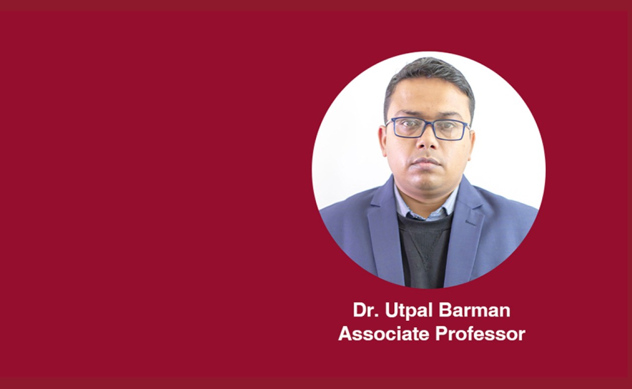 Dr. Utpal Barman awarded for reviewing book