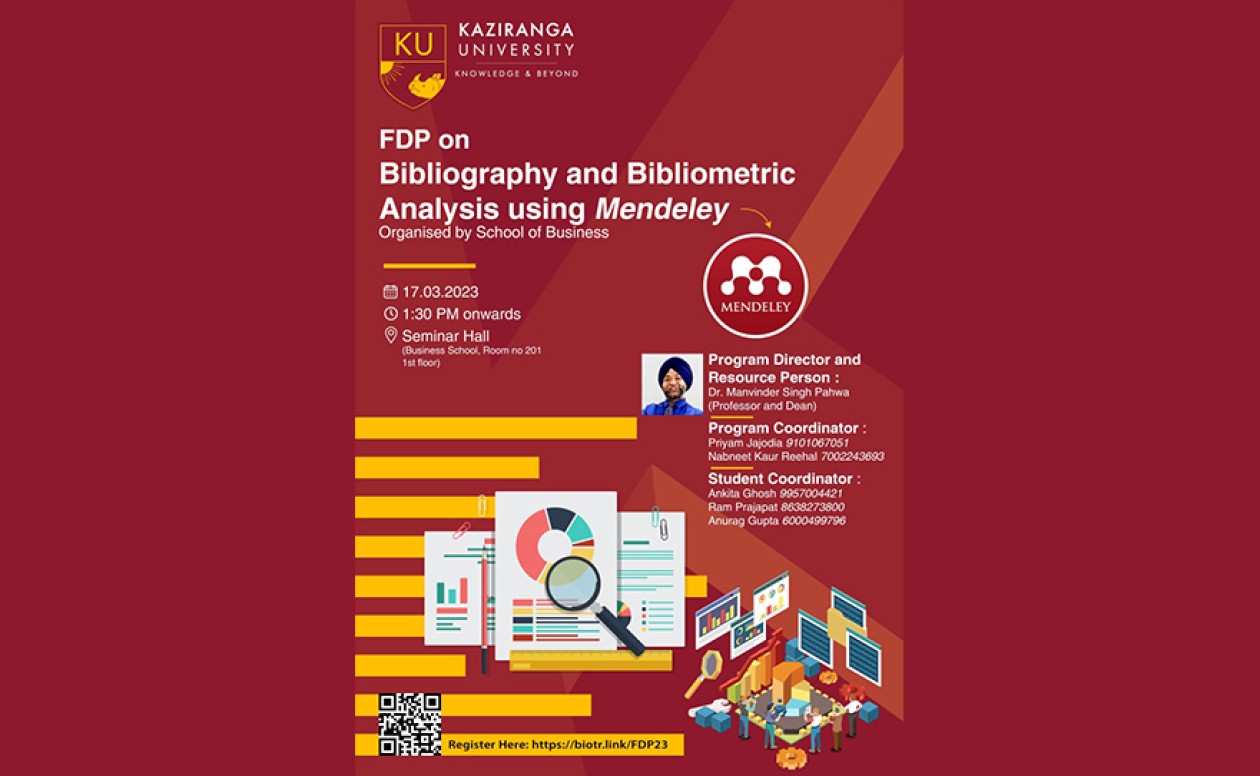 FDP on Bibliography and Bibliometric analysis using Mendeley