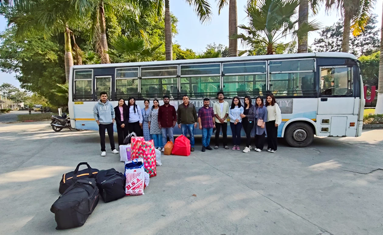 Charity Drive organized by School of Social Sciences, Assam Kaziranga University,Jorhat,Assam