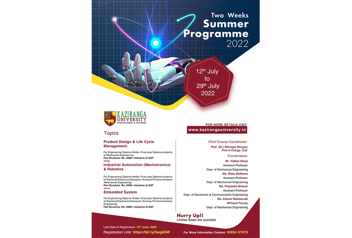 Two weeks Summer Programme 2022
