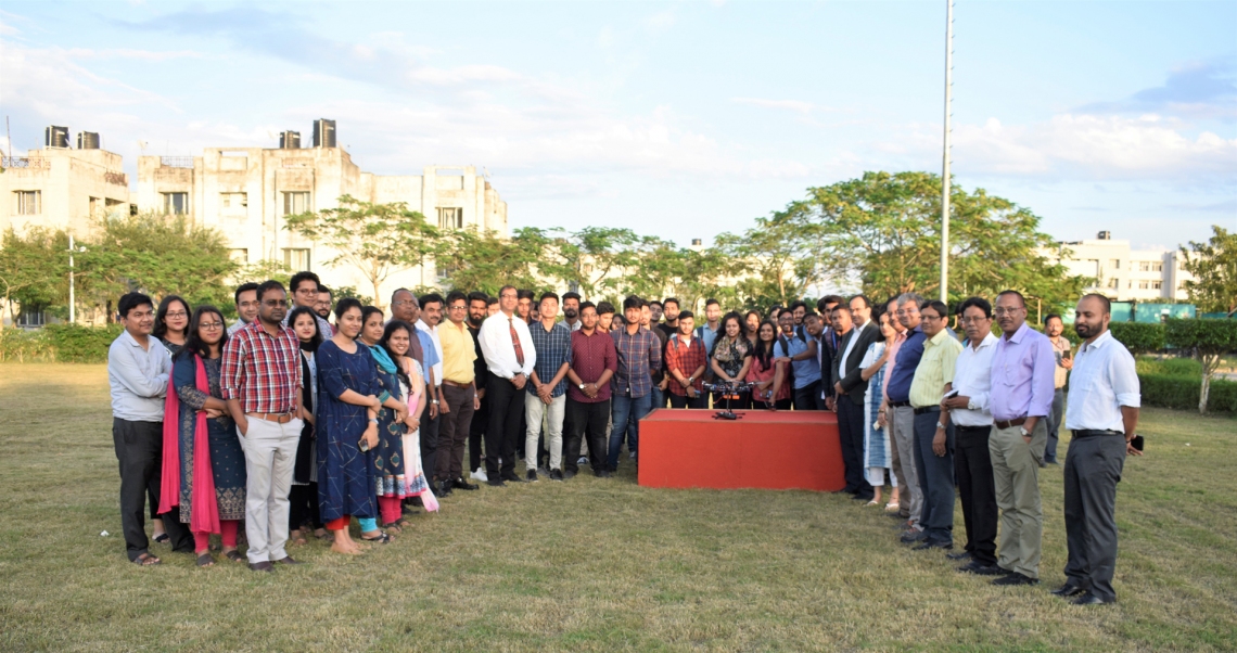Kaziranga University Launches the Hexapod Drone(PUSHPAK)