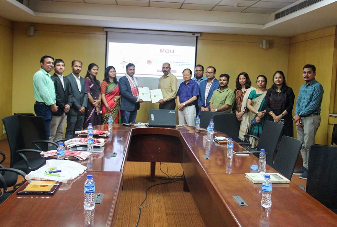 MOU signed between the School of Social Sciences, Assam Kaziranga University and BRM Govt. Model College