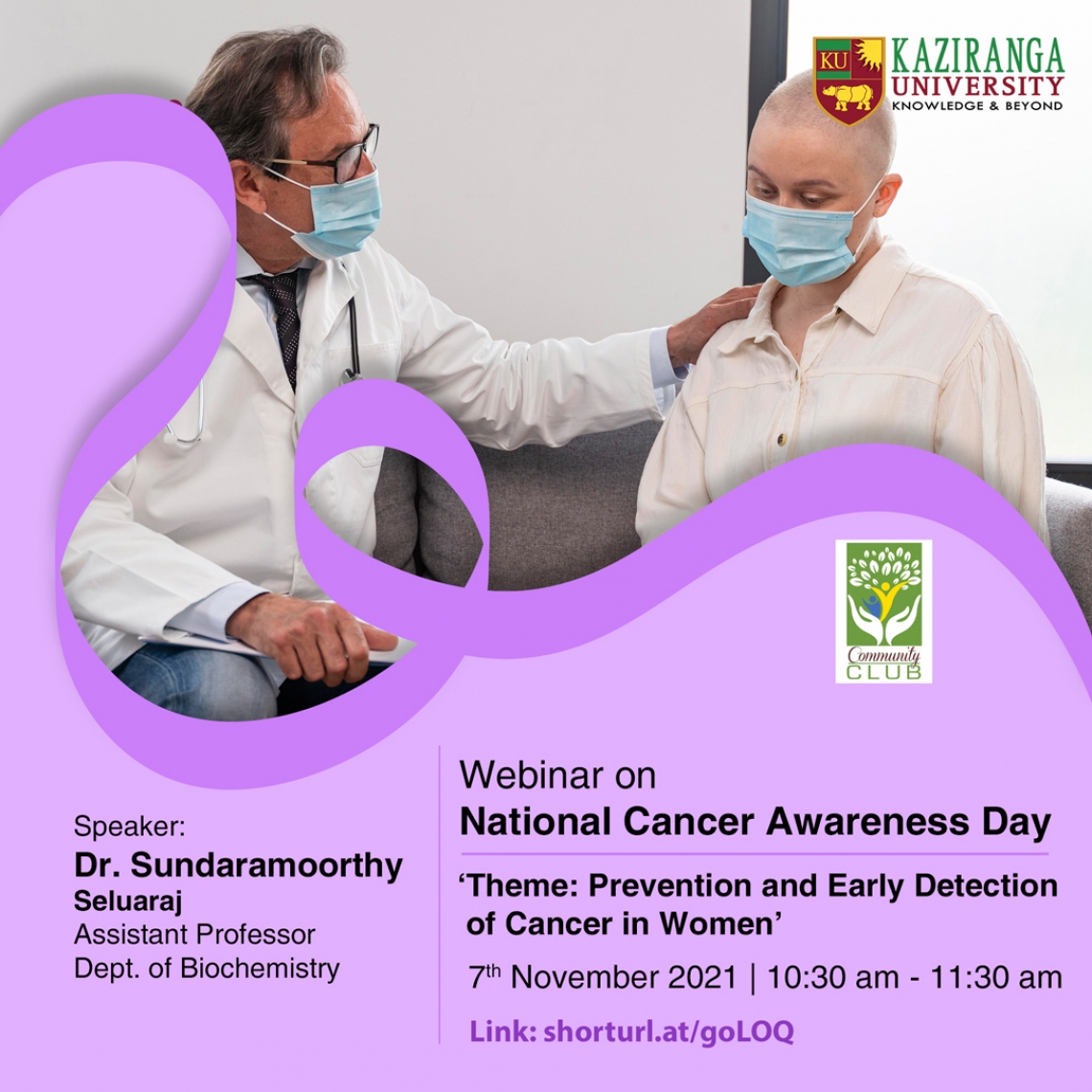 Webinar on National Cancer Awareness Day