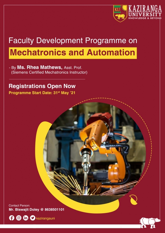 Faculty Development Programme for Kaziranga University