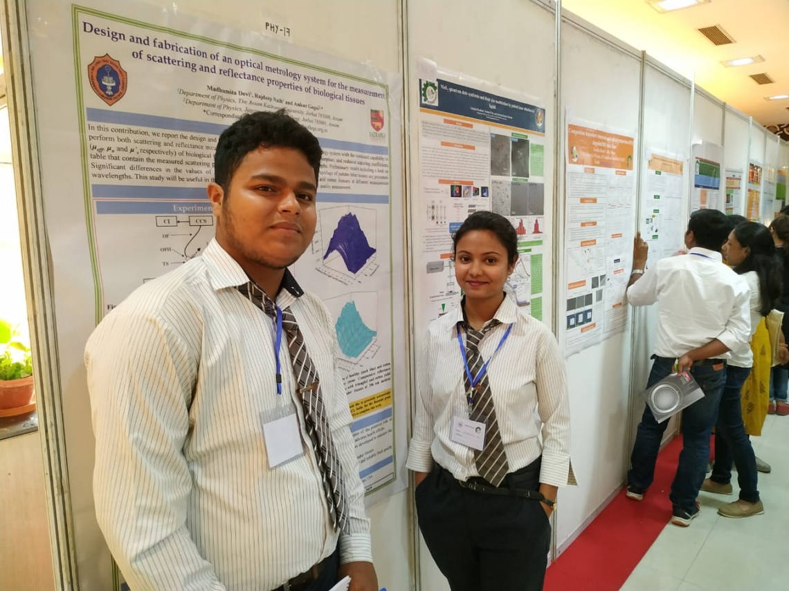 MSc Physics Students Participate in National Conference in Guwahati