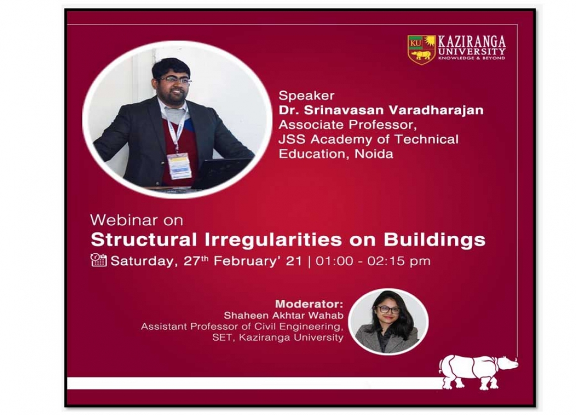 Webinar on Structural Irregularities on Buildings