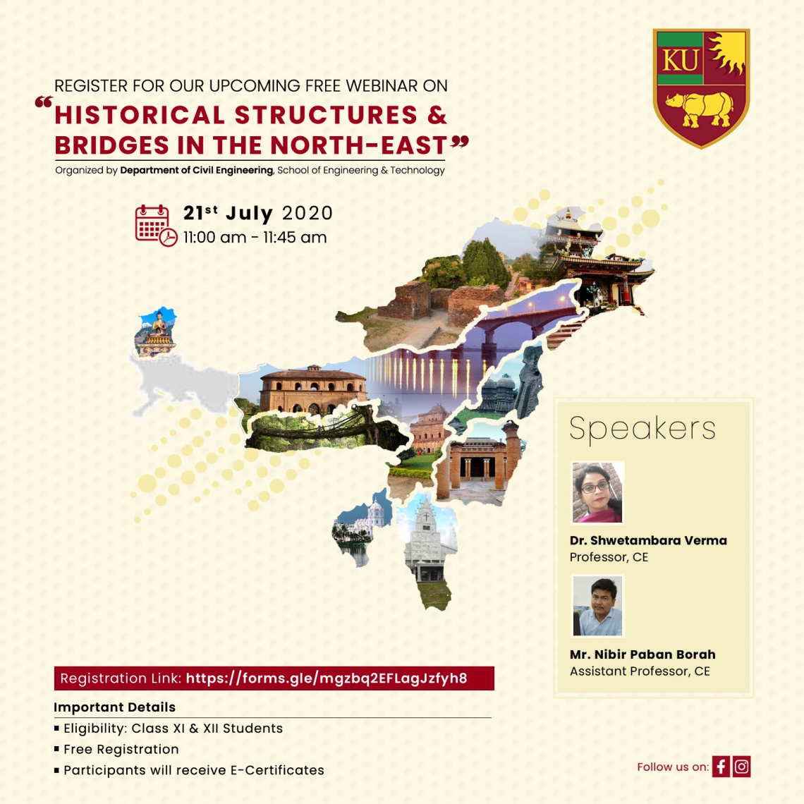 Webinar on "Historical Structures and Bridges in the North- East"