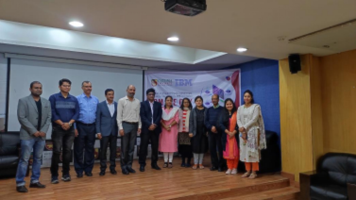 IBM ICE Day conducted by Department of Computer Science and Engineering, The Assam Kaziranga University (in collaboration with IBM)