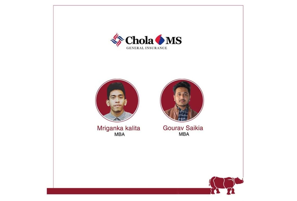 Congratulations, students, for getting placed at M/s. Chola MS General Insurance Co. Ltd