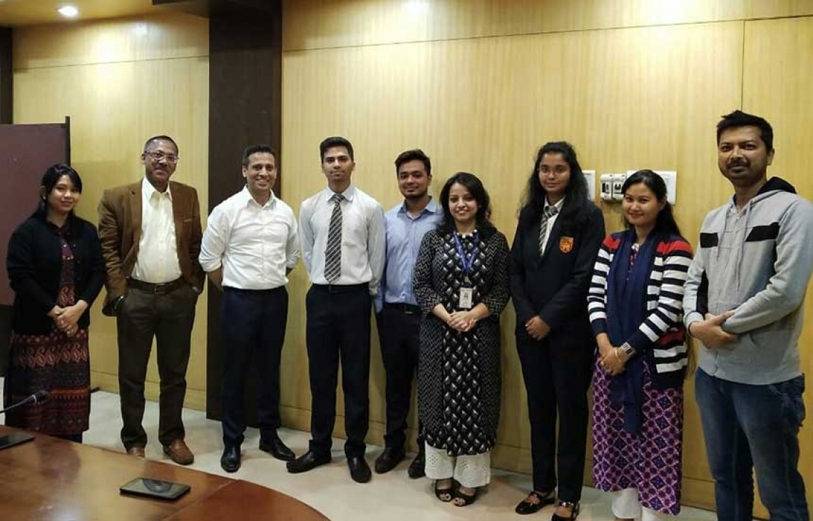 Three MBA students selected by RBL FinServe Ltd. Mumbai